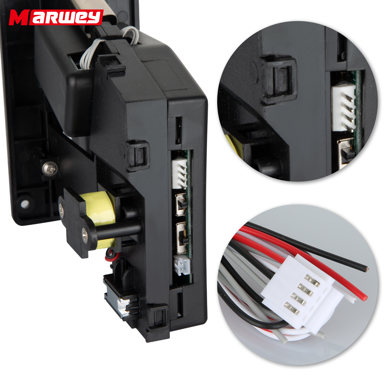 6 Giá Trị Lập Trình CPU Multi Coin Acceptor 626 Coin Selector Mech Cho Máy Bán Hàng Tự Động Arcade Trò Chơi Hoạt Động