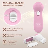 Masseur facial 5 en 1 pour le soin de la peau, nettoyeur facial électrique, brosse nettoyante pour le corps, outil de massage, brosse nettoyante pour le visage