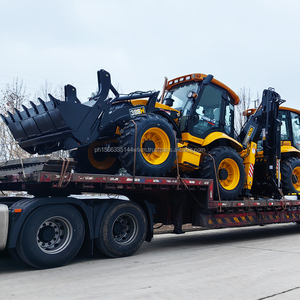 Chargeuse sur pneus pelleteuse 4x4 2500kg équipement d'excavation tracteur chargeuse-pelleteuse avec chargeur frontal pelleteuse pelleteuse - Product Image 6