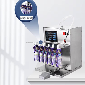 Cà phê sữa nước trái cây tinh dầu chất tẩy rửa nước trái cây nước sốt cà chua lỏng mật ong bơ đậu phộng Spout Pouch định lượng Máy chiết rót - Product Image 6