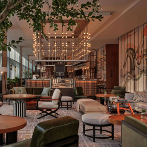 Ensemble de mobilier de restaurant commercial en bois massif, banquette, salle à manger, bar, salon, design rétro - Product Image 1