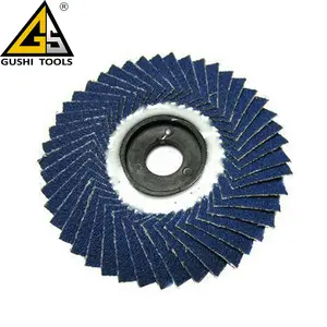 4.5 Inch Silicon Carbide Abrasive Tools Mesh Cover Flexible Flap Disc Grinding Wheel for Metal