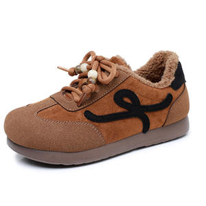 <span class=keywords><strong>Zapatos</strong></span> Cálidos de Invierno para <span class=keywords><strong>Mujer</strong></span> con Forro Polar - <span class=keywords><strong>Zapatos</strong></span> Deportivos Retro Alemanes - <span class=keywords><strong>Zapatos</strong></span> de Mamá con Suela Suave Antideslizante - Botas de Nieve Casuales - Product Image 2