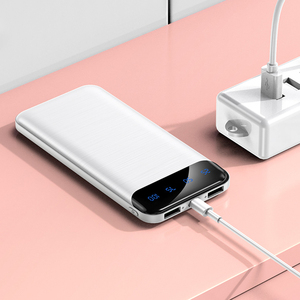 Thông minh LED hiển thị điện du lịch 10000 mAh Powerbank xách tay bên ngoài ngân hàng điện mỏng xách tay siêu mỏng ngân hàng điện - Product Image 4