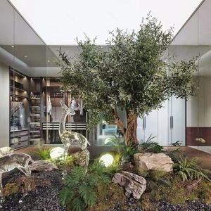 Artificial Tall 1-8ft Olive Tree Detachable <strong>Large</strong> Faux Silk <strong>Plants</strong> Indoor Wedding Decor Simulation Olive Tree <strong>Artifical</strong> <strong>Plant</strong> - Product Image 1