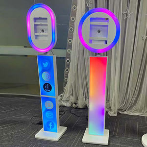 Solution d'affichage pour photomaton iPad de bureau, système de caméra LCD intégré, montage sur trépied polyvalent, apparence professionnelle - Product Image 2