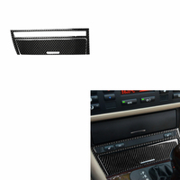 Intérieur de voiture étanche 5d LHD panneau d'étui à cigarettes 2 pièces autocollant de voiture en Fiber de carbone pour Bwn 3 E46