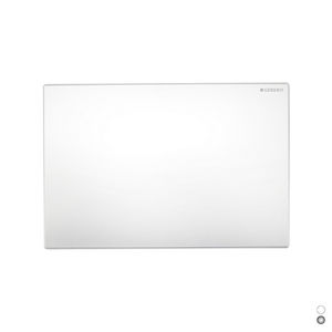 Placa de Protección para Inodoro GEBERIT, 30x17.5x4.5 cm, Blanca, Cubierta para Válvula de Descarga - Product Image 1
