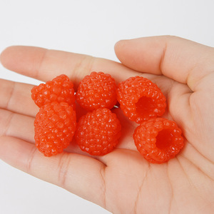 Kit de Matériaux pour Gâteau DIY en PVC, Fruits Simulés (Framboise, Mûre, Fraise Sauvage) - Répliques 1:1 - Product Image 2