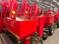 HONGZHU Shandong Semoir à pommes de terre robuste à 2 rangs, machine de semis de précision, haute productivité, labour et semis, nouveau moteur 1