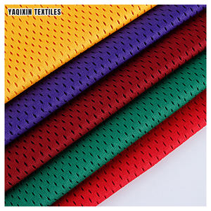 قماش رياضي H051 بوزن 200 جرام/متر مربع، نسيج شبكي سريع الجفاف، قماش بوليستر محبوك للقمصان - Product Image 1