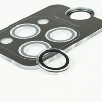 Protection d'objectif d'appareil photo arrière pour iPhone, en verre trempé 3D transparent, anti-rayures, vente chaude