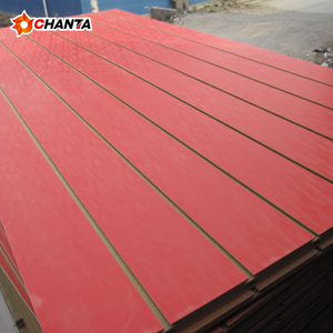 Rãnh tấm linyi nhà máy trực tiếp bán đồng bằng MDF 9 MÉT 12 mét 15 mét 18 mét nguyên MDF Board melamine MDF - Product Image 5