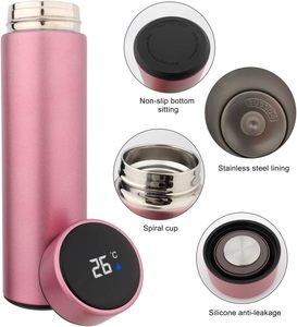 Bouteille d'eau intelligente LED de 500 ml avec rappels d'hydratation – Vente en gros - Product Image 2