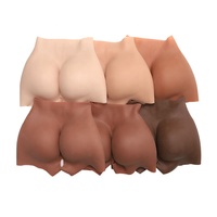 Faux Culs 2cm Silicone Rembourré Hanche Butt Lifter Pantys Ouvert Entrejambe Sissy Butt Enhancer Gros Cul Silicone Shaper Sous-Vêtements