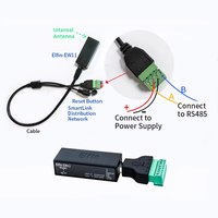 Accesorios industriales, dispositivos de red inalámbrica, Modbus, TPC, IP, RJ45, RS485, a servidor serie WIFI DTU