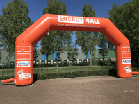 Arco Inflable Ecológico para Eventos Deportivos, Decoración Publicitaria para Carreras al Aire Libre, Arco de Salida y Meta