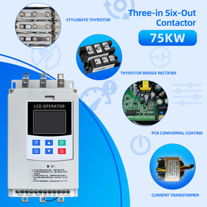 Fabricante de alta tecnología VFD Soft Starter 220V <span class=keywords><strong>Ac</strong></span> a 380 V <span class=keywords><strong>Ac</strong></span> Motor <span class=keywords><strong>Ac</strong></span> trifásico Inversor en línea de alta calidad 380 V 75kw - Product Image 2