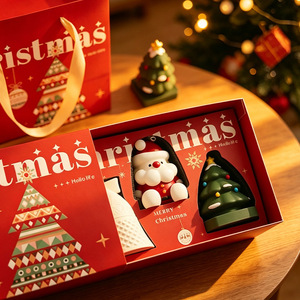 Juego de Velas Navideñas Hechas a Mano con Figura de Santa Claus, Cera Aromática, Decoración para el Hogar y Decoración para Fiestas - Product Image 1