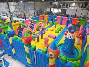 Thương mại <span class=keywords><strong>Inflatable</strong></span> vui vẻ thành phố lớn Bouncer lâu đài Trampoline Bouncer trượt công viên chủ đề <span class=keywords><strong>Inflatable</strong></span> Toddler sân chơi cho trẻ em - Product Image 3