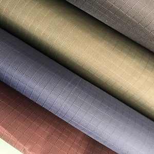 Toàn Bộ Bán 0.3Cm Ribstop 210T Polyester Taffeta Vải Không Thấm Nước Với PA Tráng - Product Image 2