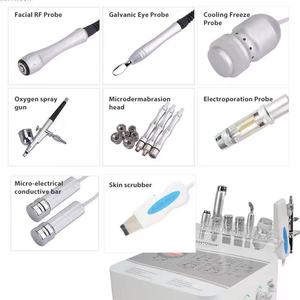 Bán buôn vẻ đẹp thiết bị 8 trong 1 làm sạch da mặt <span class=keywords><strong>Derma</strong></span> Peel máy với điều trị mụn trứng cá & Làm trắng các tính năng cho Spa sử dụng - Product Image 5