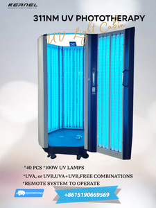 Kernel KN 4001AB Cabine de photothérapie UV complète du corps (thérapie par la lumière ultraviolette) pour un traitement sûr du <span class=keywords><strong>psoriasis</strong></span>, de la neurodermatite - Product Image 2