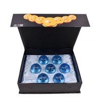 Lot de 7 figurines de dessin animé Dragon, 3.5CM, boule de cristal, Shenron DBZ, figurines en PVC, balles en plastique, jouets pour enfants