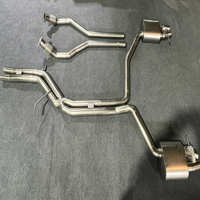 Tuyaux d'échappement intermédiaires et arrière en acier inoxydable haute performance Audi RS6 RS7 C8, finition lisse, épaisseur 1,5 mm, garantie 3 ans