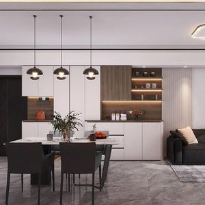 <span class=keywords><strong>Armario</strong></span> Contemporáneo, Elegante Mueble de Almacenamiento para Dormitorio, Mueble para el Hogar, <span class=keywords><strong>Armario</strong></span> de Cocina con Sistema Magic Corner - Product Image 4
