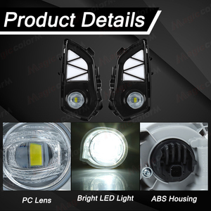 ไฟตัดหมอก LED คุณภาพสูงสำหรับกันชนหน้า พร้อมไฟ DRL สำหรับ <span class=keywords><strong>Toyota</strong></span> Vios <span class=keywords><strong>Yaris</strong></span> <span class=keywords><strong>Ativ</strong></span> ปี <span class=keywords><strong>2022</strong></span> 2023 2024 2025 - Product Image 2