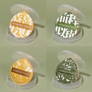 FYD 100% Cotton Candy Powder Puff Dry and Wet Water Drop Super Soft Air Extra Size <strong>Toast</strong> Cushion Powder Puff for <strong>Makeup</strong> - Product Image 5