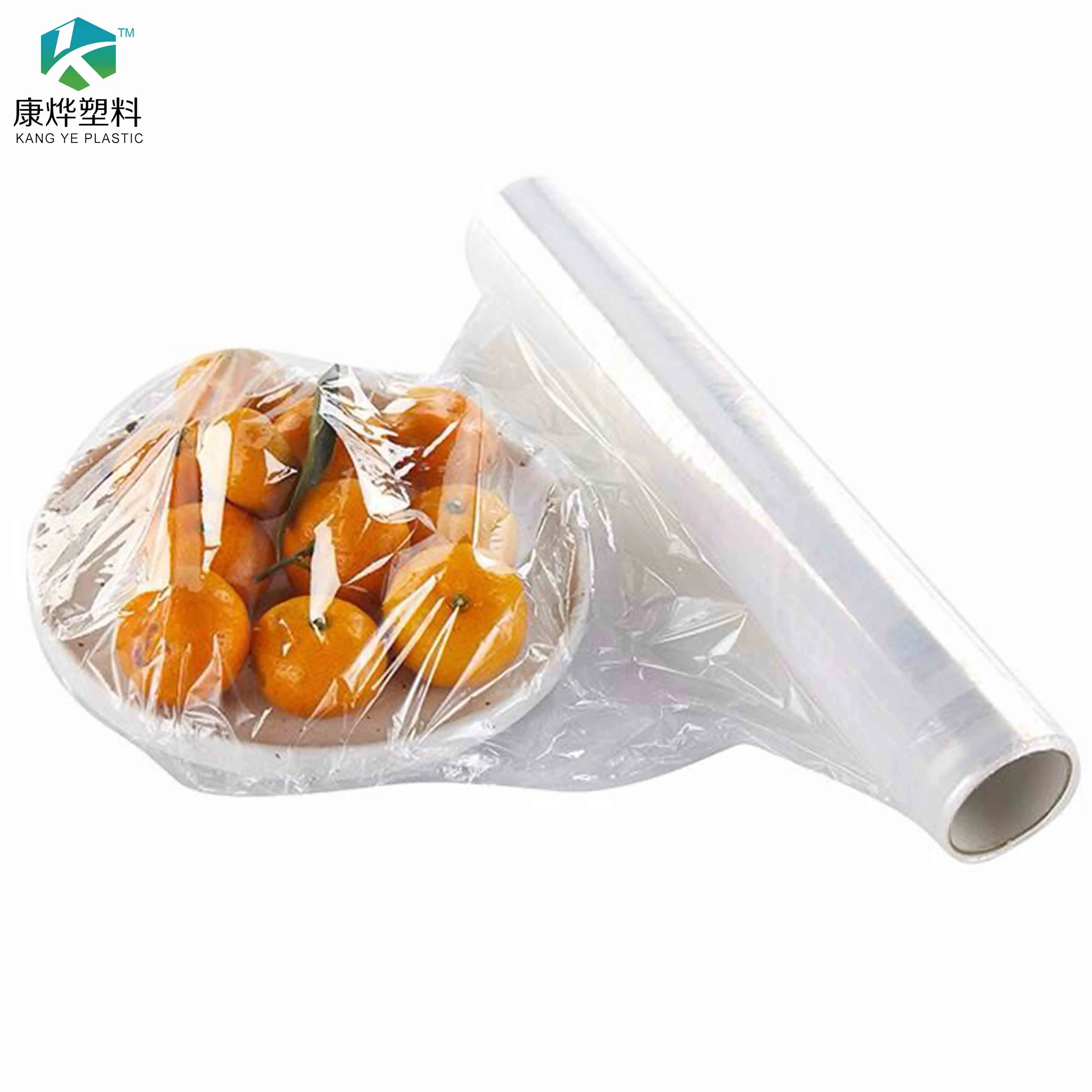 Supermarket ECO cheap retractable plastic water soluble film for body wrap and food wrap
