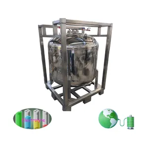 Best selling 1000 liters tank stainless steel tank Electrolyte storage tank with frame