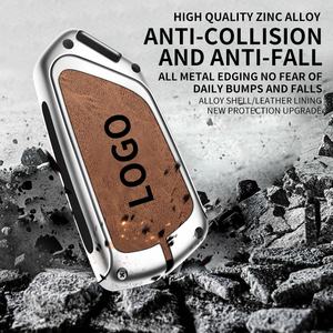 Coque de Clé de Voiture en Métal pour VW Golf 8 MK8 ID.3 ID.4 Skoda Octavia A8 Seat <span class=keywords><strong>Cupra</strong></span> Formentor Leon MK4 Tarraco 2020 2021 - Product Image 3