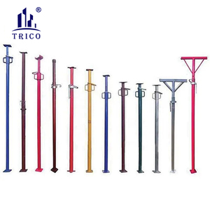 Scaffolding Metal Prop <strong>Jack</strong> Steel Shoring Prop With U Head To Support H20 Beam