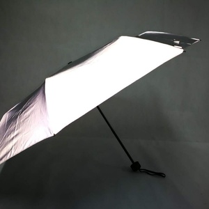 Special Hot Sale High Quality Fully-<b>Automatic</b> Strong Straight Safety Walking Reflective Polyester <b>Umbrella</b> 97cm Business Gifts - Product Image 3
