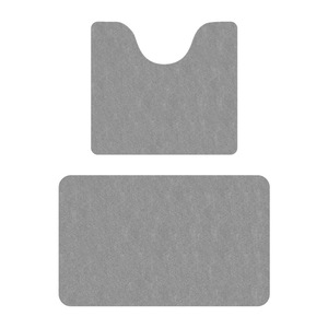 Alfombra de Baño de Tierra de Diatomeas en Forma de U, Antideslizante, Rectangular, de Color Sólido, Diseño Minimalista, Alfombra para Piso de Baño - Product Image 3