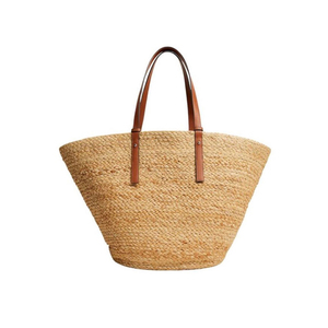 Jute Backpack <b>Rucksack</b> Natural Fiber Travel Bag With Dual Straps For Hiking Camping And <b>School</b> Use - Product Image 1
