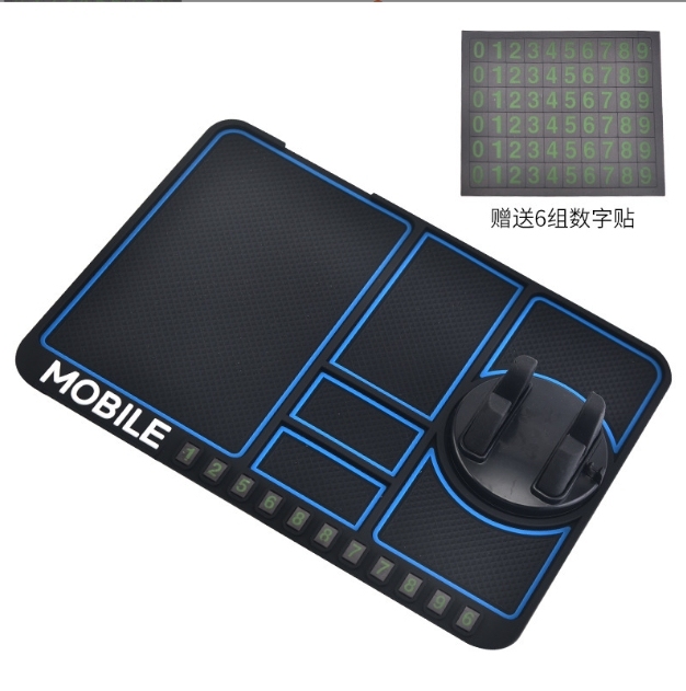 Multi-Functional Car Anti-Slip Mat Auto Phone Holder Non Slip Sticky Anti Slide Dash Phone Mount Silicone Dashboard Car Pad Mat