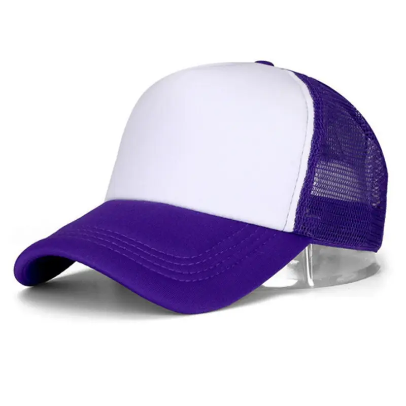 Customized logo embroidered baseball cap, mesh cap, cheap truck driver cap customization