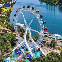 Grande Roue de 42 m en Promotion pour Enfants avec Structure en Acier pour Projets Commerciaux Extérieurs