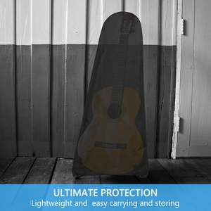 Guitar Dust <b>Cover</b> Protective Storage for Acoustic <b>Electric</b> and Bass Guitars from Sun Dust Dirt UV Rays Moisture Water Resistant - Product Image 6