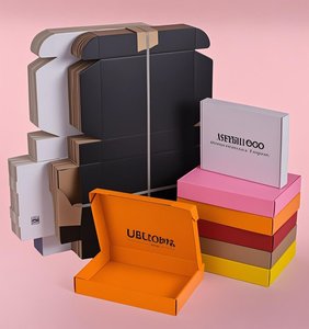 12x9x2 inch sóng hộp bưu phẩm phẳng gửi thư hộp cho Áp phích và tài liệu - Product Image 2