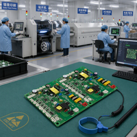 Services d'ingénierie inverse et de clonage de PCB et PCBA pour cartes PCB Rogers avec finition de surface ENIG et blindage RF/EMI