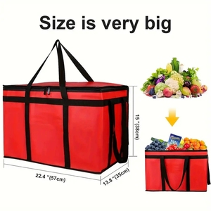 Bolsa Térmica Plegable Oxford y Bolsa de Almuerzo Personalizada Impermeable, Grande, Suave y Portátil con Logotipo Personalizado - Product Image 3