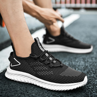 Chaussures en maille pour hommes, été, ultra légères, semelle souple, grandes tailles, baskets décontractées tendance
