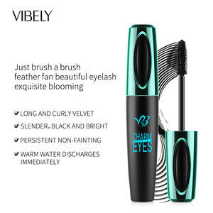 Mascarilla de alta calidad para pestañas, resistente al agua, rizador Natural, fibra 4D, negro, maquillaje - Product Image 2