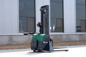 Gerbeur semi-électrique 2t 2000kg 3m à poussée manuelle, élévateur hydraulique pour entrepôt, gerbeur de palettes, batterie au plomb-acide CE Solreign <span class=keywords><strong>CDD</strong></span> 24V - Product Image 5