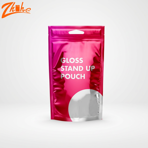 Bolsa Doypack con Cierre Hermético, Impresa con Grabado Personalizado, a Prueba de Humedad, Tamaño Pequeño 3.5, de Plástico PE, para Envasado de Snacks, Patatas, Golosinas para Mascotas, Gelatina - Product Image 2